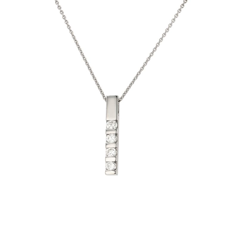 Collier diamants 0.64 carat or blanc 4.88g Comme neuf -  reconditionné disponible sur Gemme Les Bijoux
